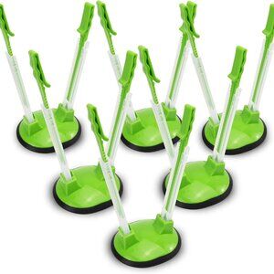 6-Pack Adjustable Ziplock Bag Holder Stands | Hands-Free Freezer Storage Rack